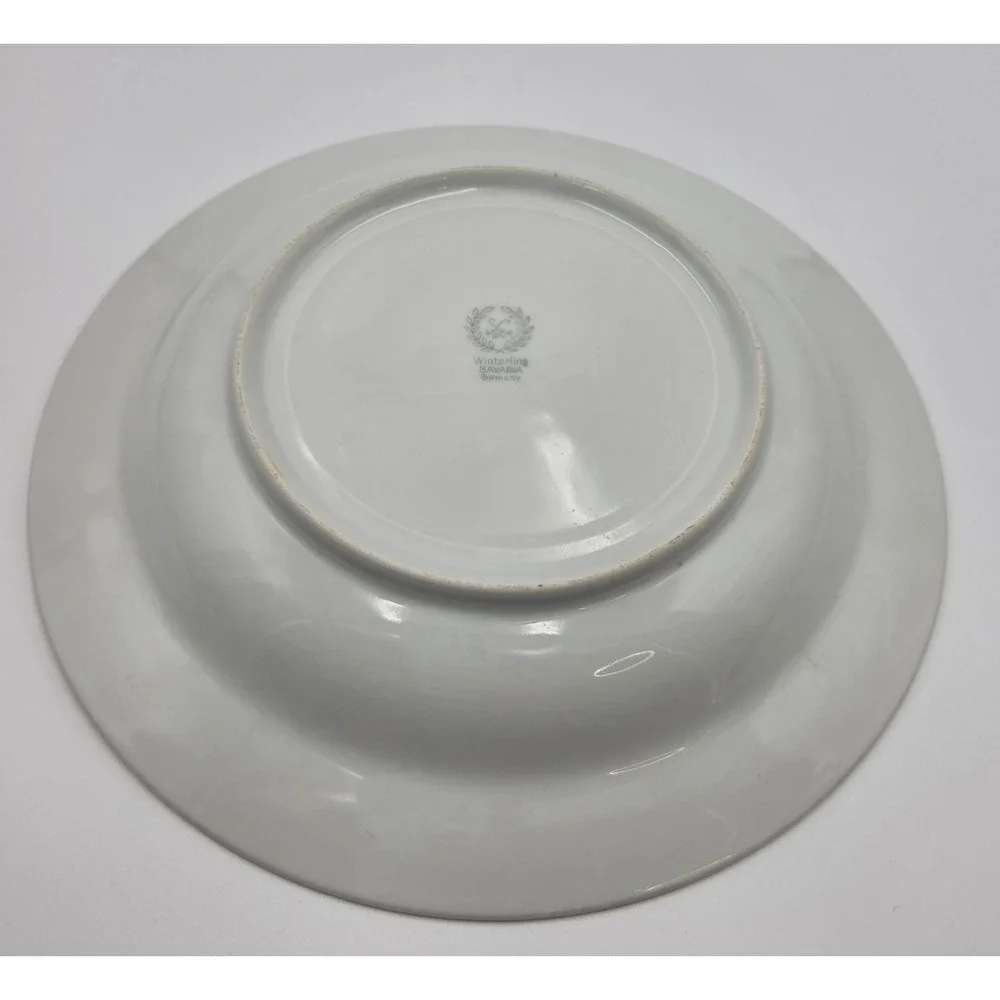 Winterling Bavaria Germany Mid Century Modern Abstract Wheat Soup Bowl 9 inch
